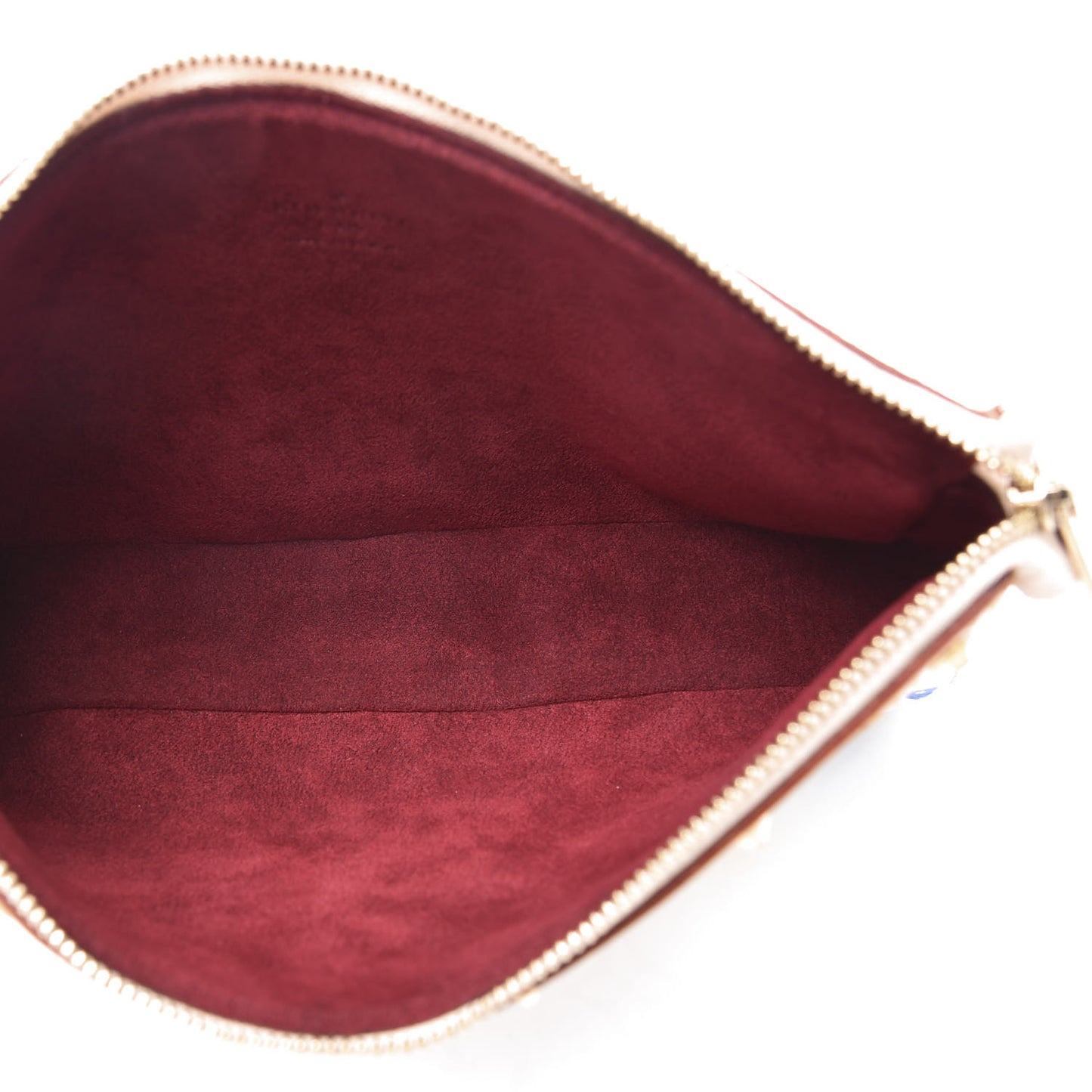 Monogram Multicolor Pochette Accessories White