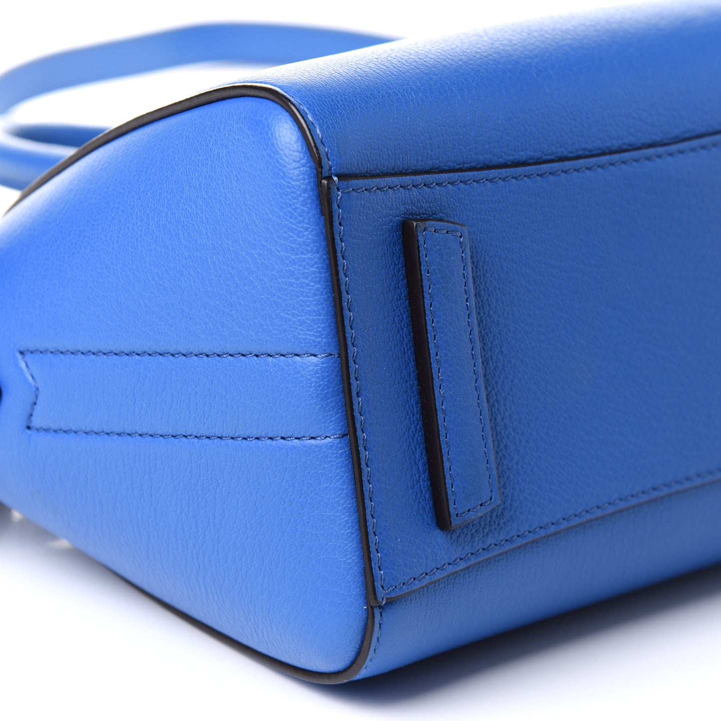 Sugar Goatskin Mini Antigona Persian Blue