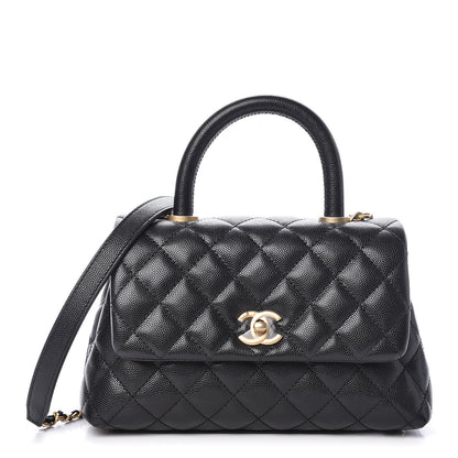 Chanel Caviar Quilted Mini Coco Handle Flap Black 1 of 10