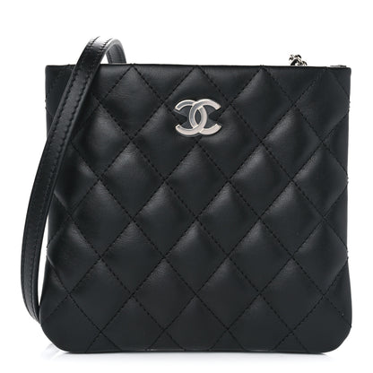 Chanel Lambskin Quilted Crossbody Bag Black 1 of 12