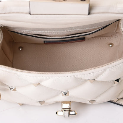 Valentino Garavani Nappa Mini Candystud Top Handle Bag Light Ivory 4 of 6