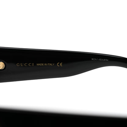 Gucci Acetate Square Frame Sunglasses GG0141S Black 6 of 8