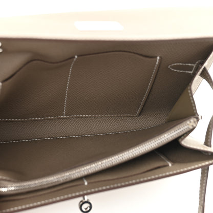 Hermes Epsom Kelly Wallet To Go Etoupe 5 of 13