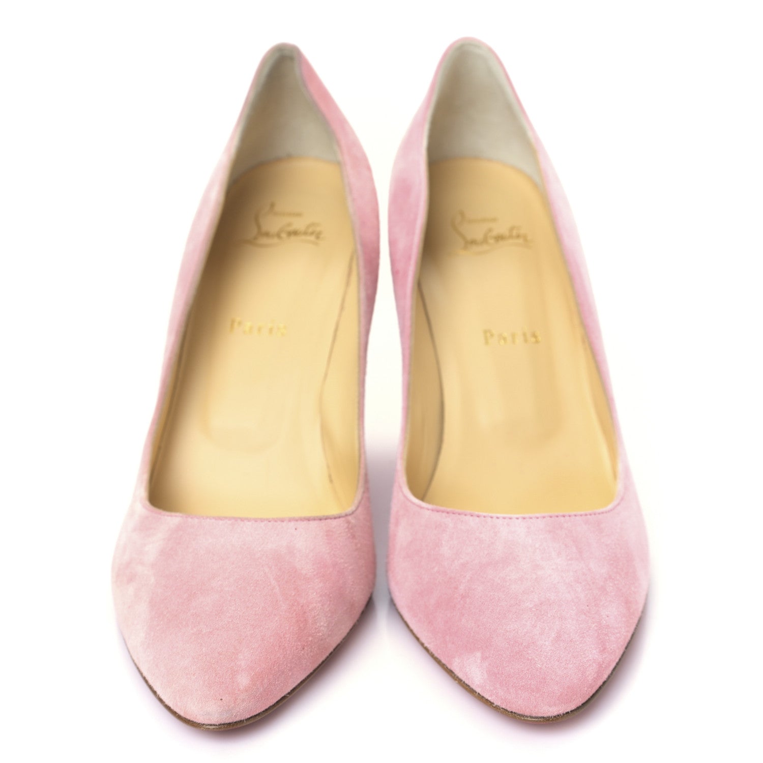 Christian Louboutin Veau Velours Tanja 40 Light Pink 2 of 7