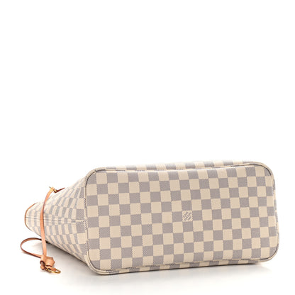 Louis Vuitton Damier Azur Neo Neverfull MM Rose Ballerine 5 of 11