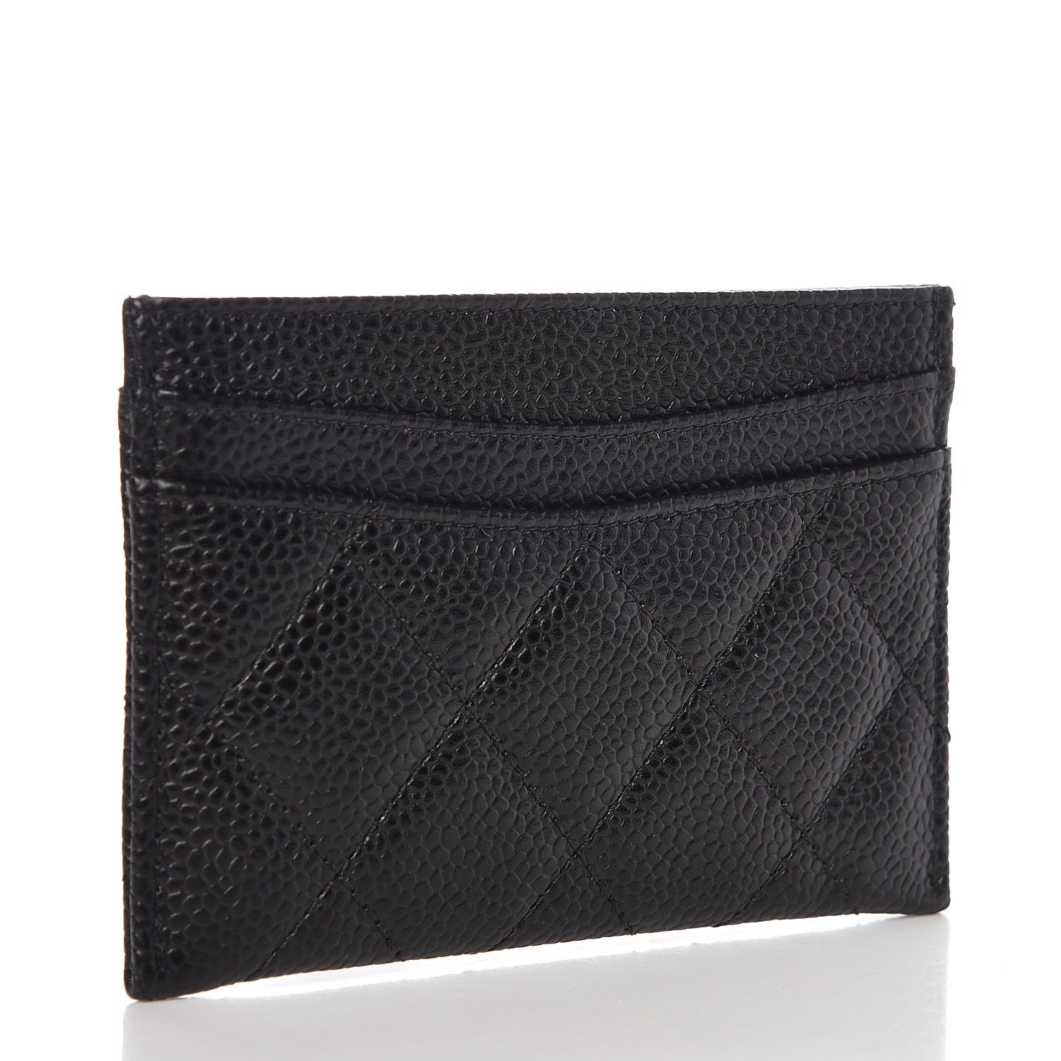 Chanel Caviar Quilted Card Holder Black 3 of 9