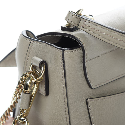 Chloe Calfskin Small Faye Day Shoulder Bag Motty Grey 14 of 16