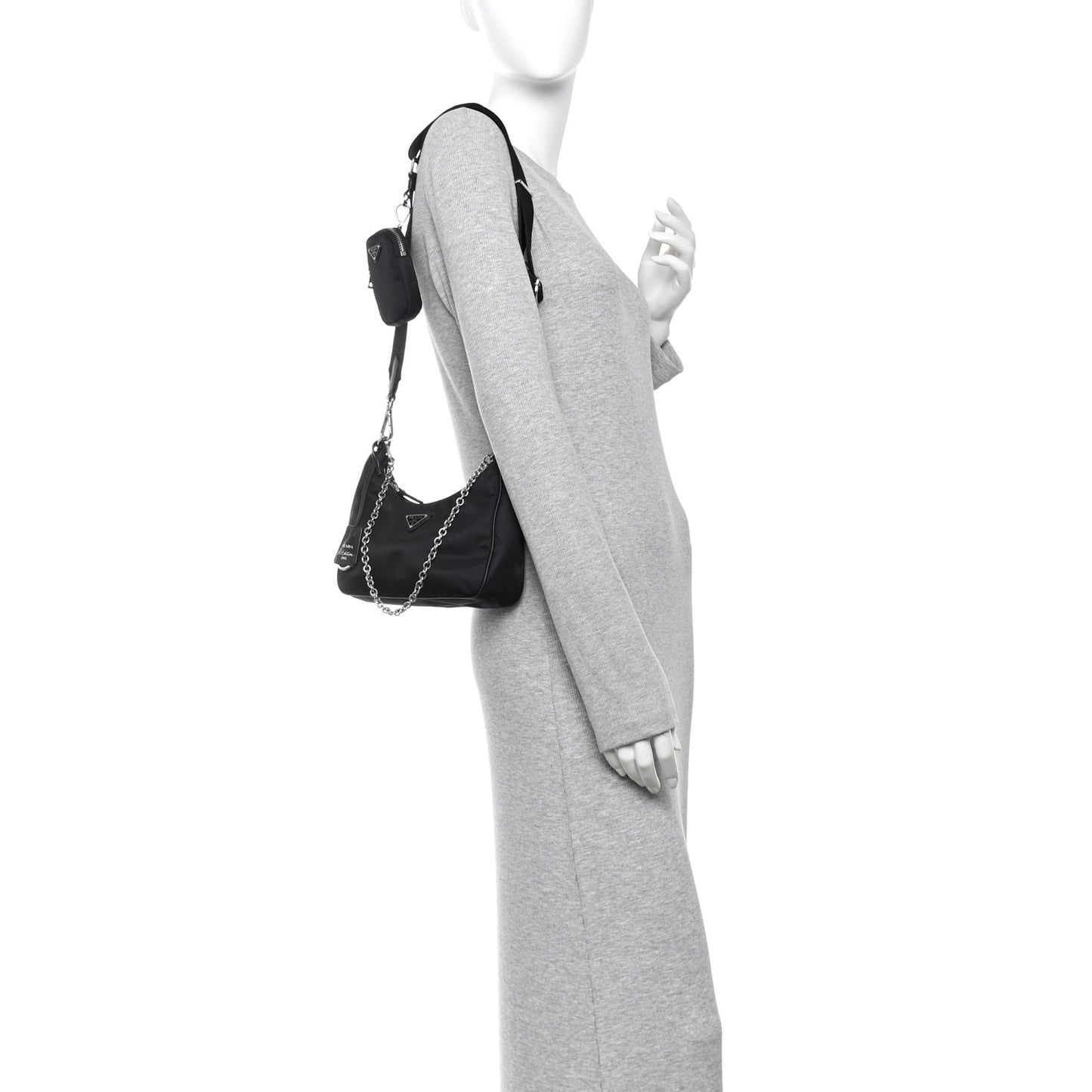 Nylon Re-Edition 2005 Shoulder Bag Black