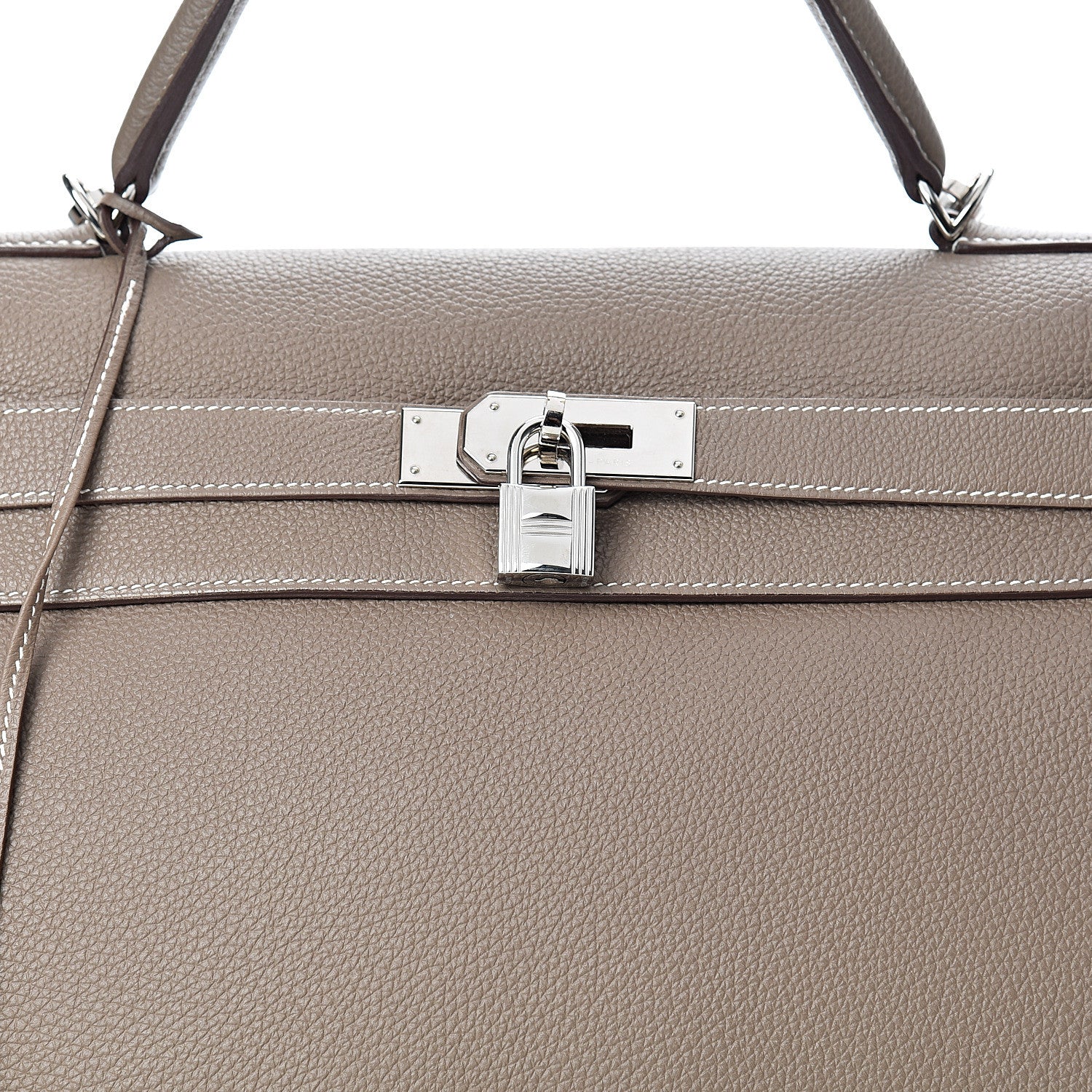 Hermes Togo Kelly Retourne 40 Etoupe 7 of 14