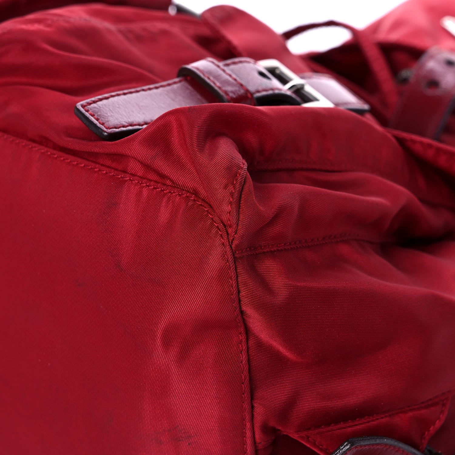 Prada Tessuto Nylon Vela Medium Backpack Cerise 9 of 12