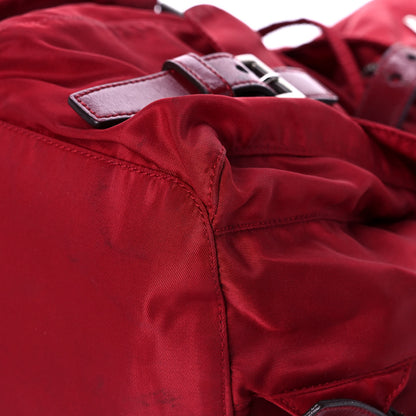 Prada Tessuto Nylon Vela Medium Backpack Cerise 9 of 12