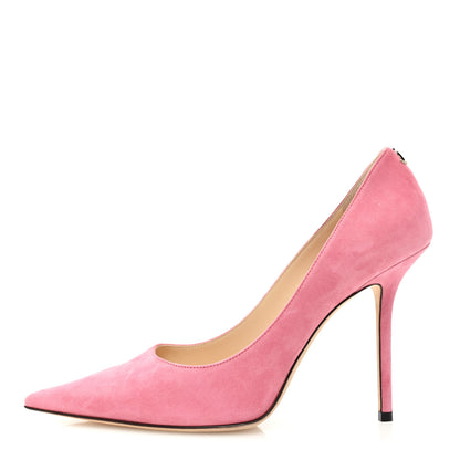 Jimmy Choo Suede Love 100 Pump 41 Candy Pink 1 of 9