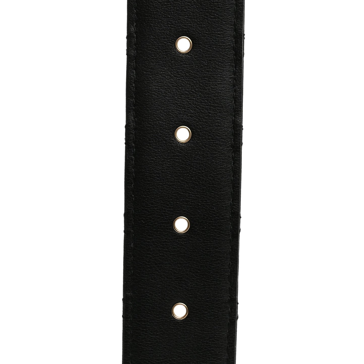 Calfskin Quilted CC Chain Belt 95 38 Black