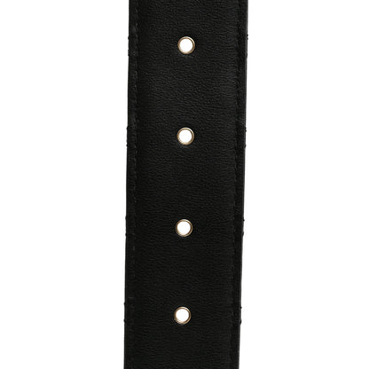 Chanel Calfskin Quilted CC Chain Belt 95 38 Black 5 of 5