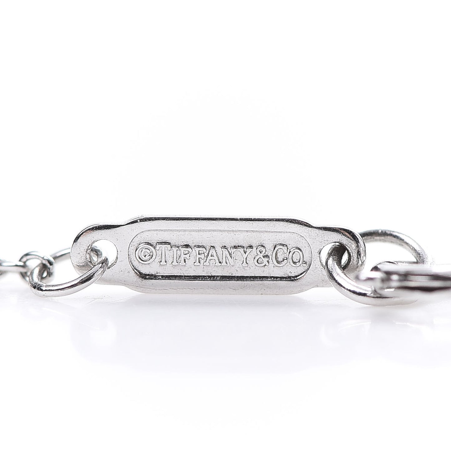 18K White Gold Diamond Mini Metro Horseshoe Pendant Necklace