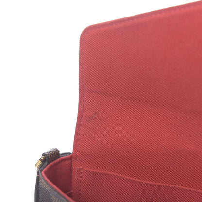 Louis Vuitton Damier Ebene Pochette Felicie Chain Wallet 12 of 13
