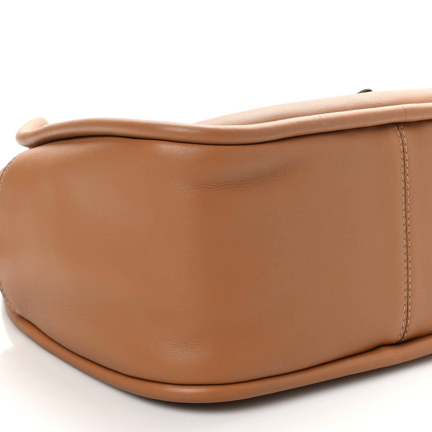 Prada Soft Calfskin Darling Shoulder Bag Caramel 8 of 9