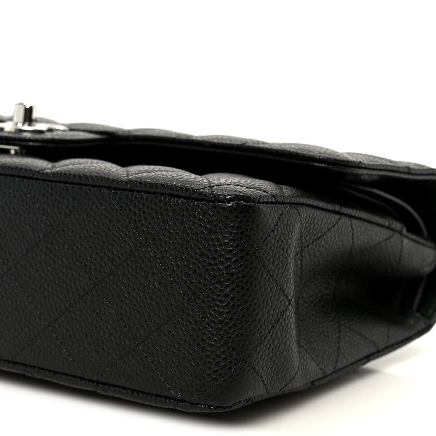 Chanel Caviar Quilted Medium Double Flap Black 11 of 12