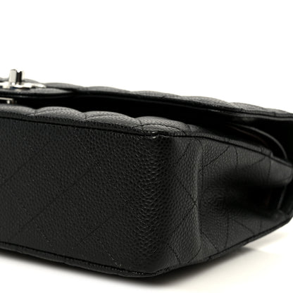 Chanel Caviar Quilted Medium Double Flap Black 11 of 12