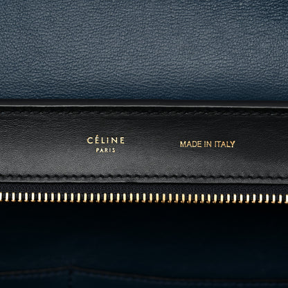 Celine Smooth Calfskin Medium Tri-Color Trapeze Ink 6 of 10