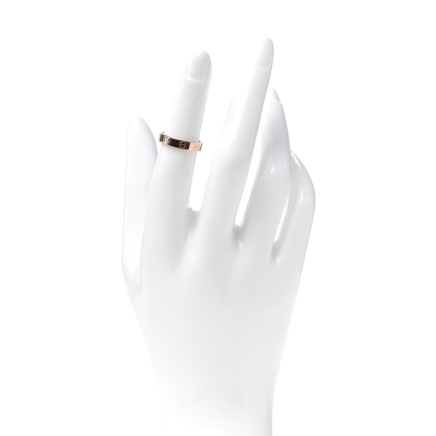 Cartier 18K Pink Gold 3.5mm LOVE Wedding Band Ring 49 4.75 2 of 6