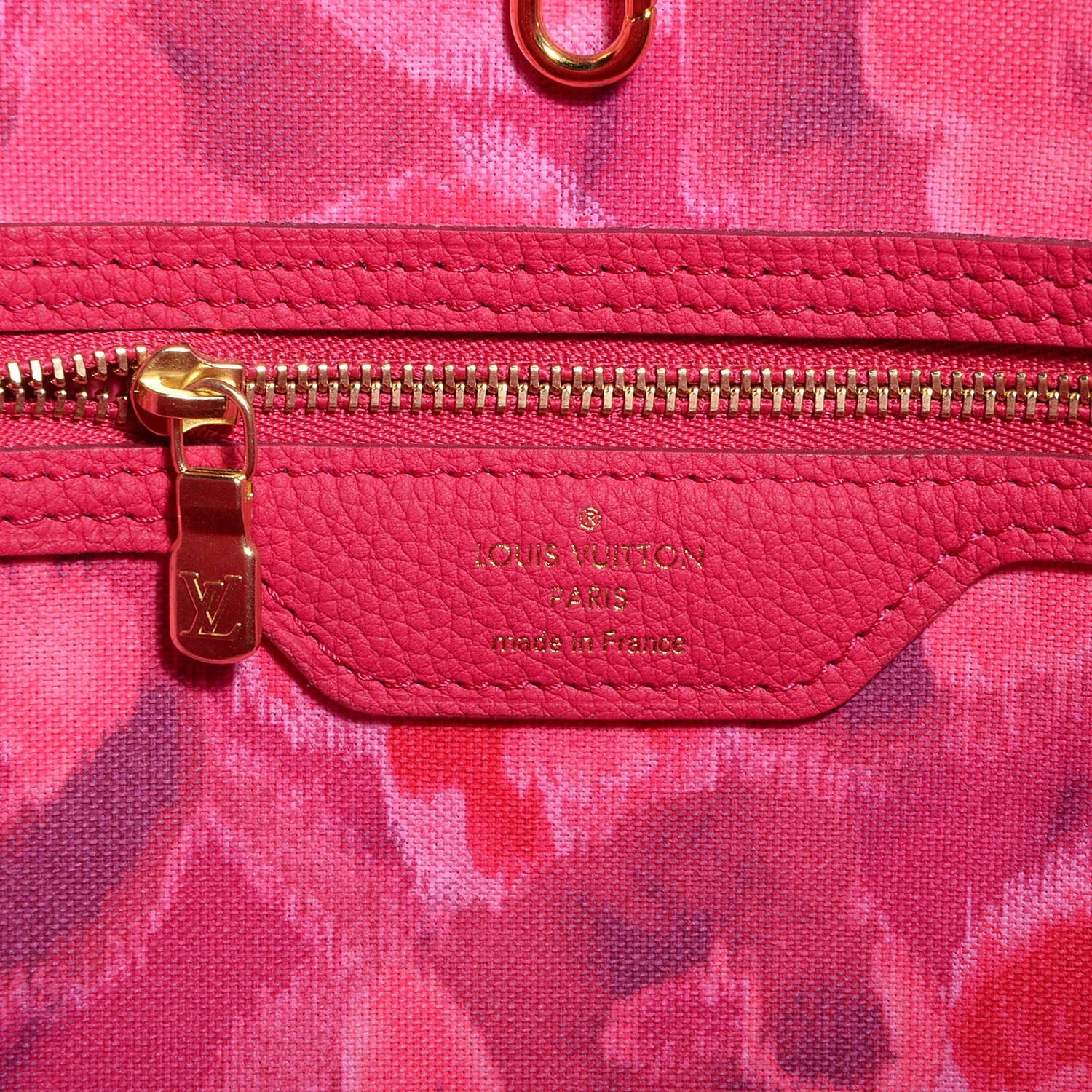 Louis Vuitton Monogram Articles de Voyage Ikat Neverfull GM Rose Indien 6 of 7