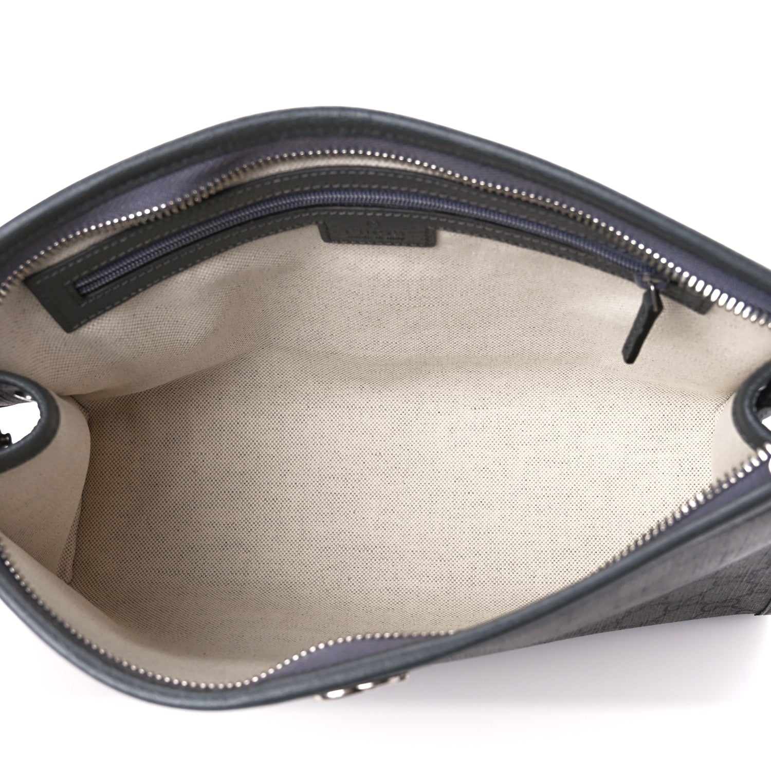 Gucci GG Supreme Monogram Ophidia GG Toiletry Case Grey Black 5 of 10