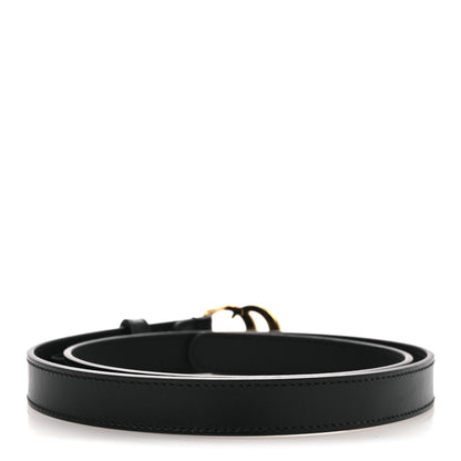 Gucci Calfskin Double G 20mm Belt 80 32 Black 2 of 6