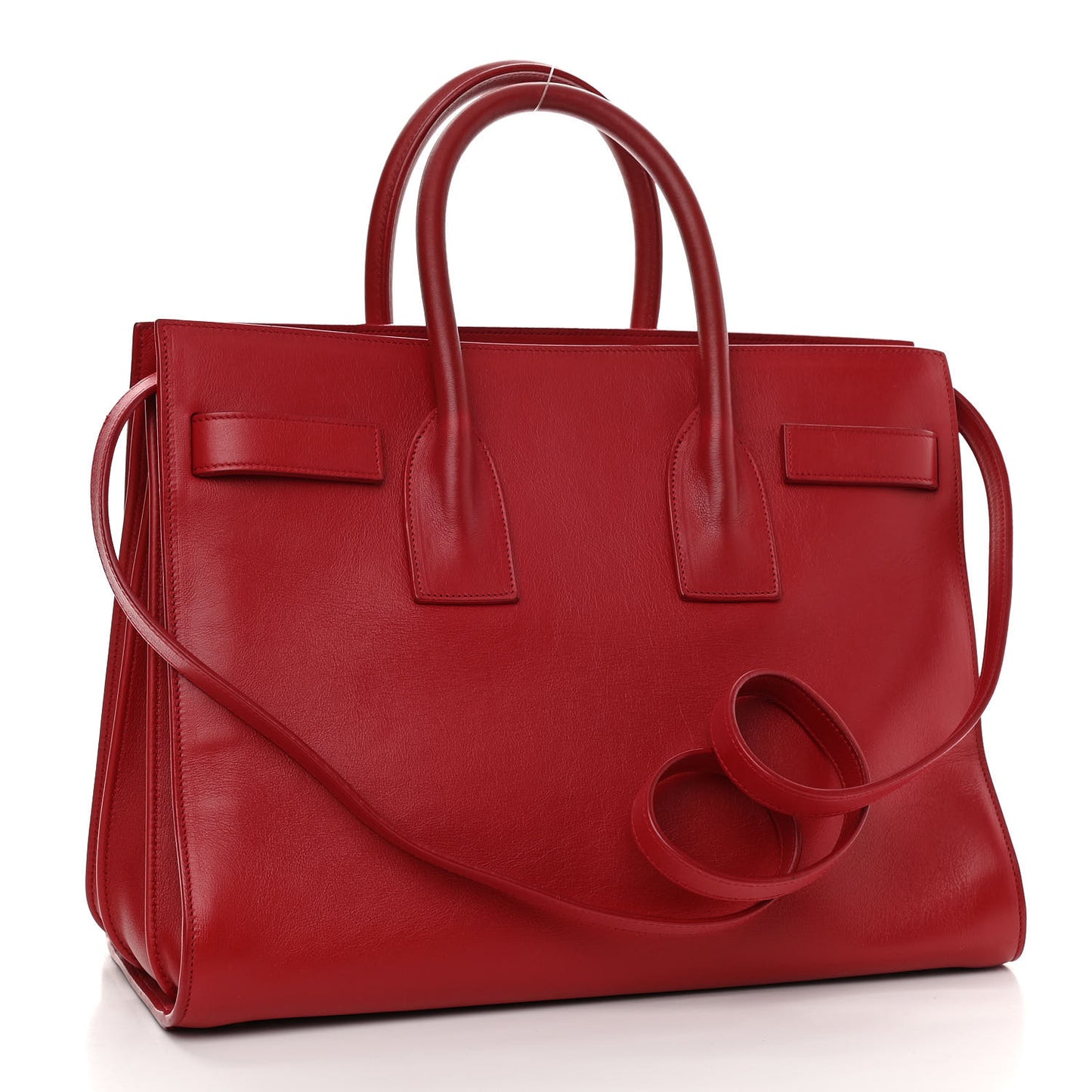 Calfskin Small Sac De Jour Lipstick Red