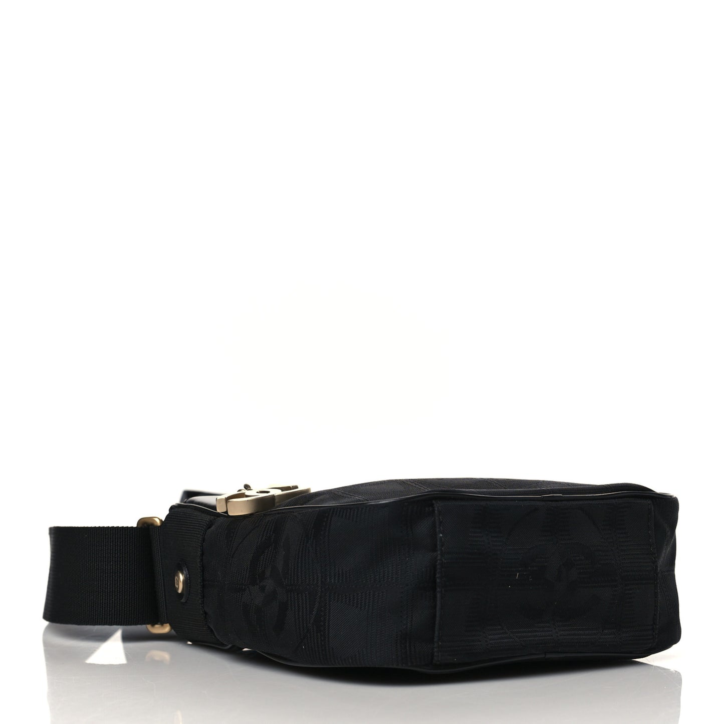 Nylon Travel Crossbody Bag Black