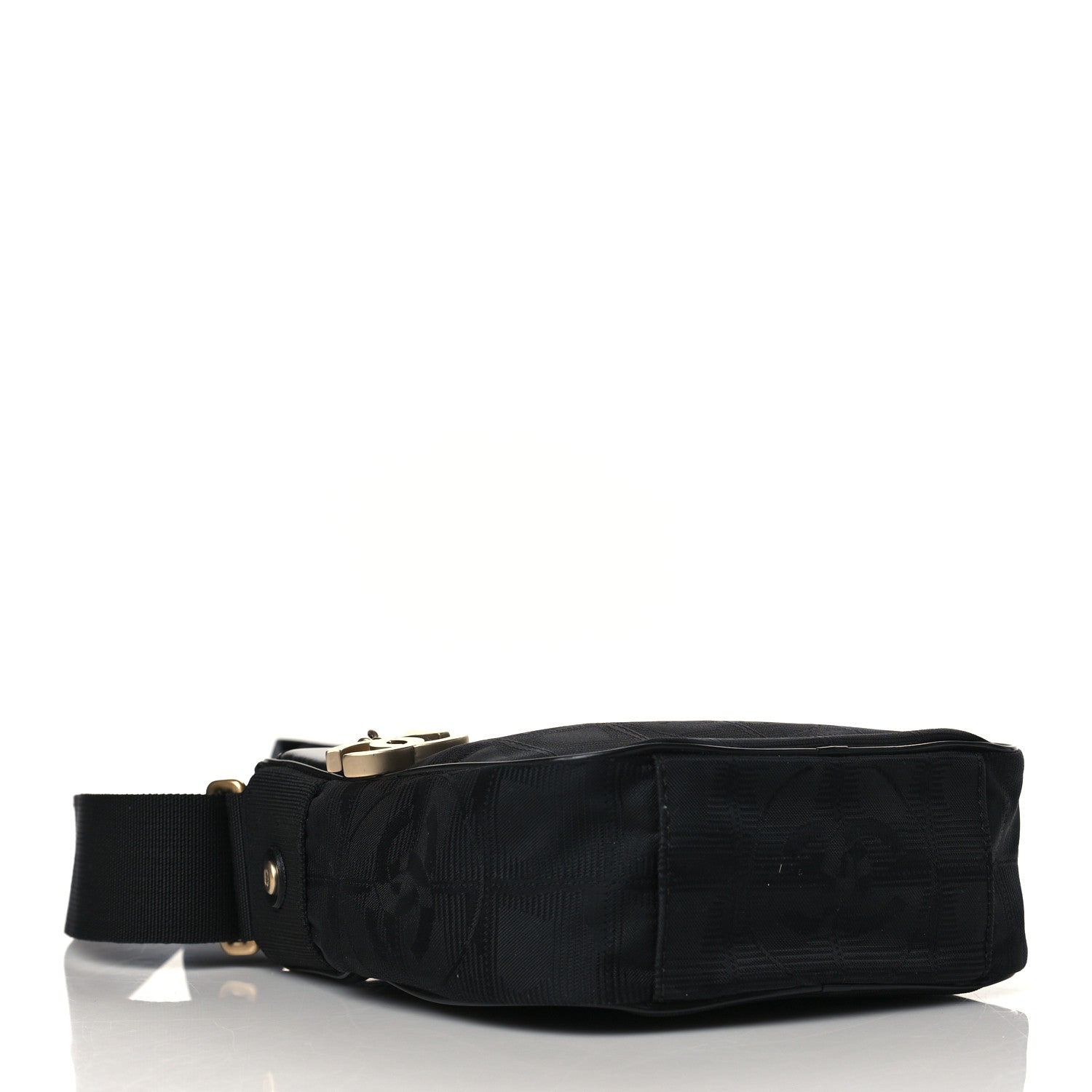 Chanel Nylon Travel Crossbody Bag Black 4 of 11