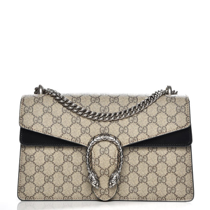 Gucci GG Supreme Monogram Small Dionysus Shoulder Bag Black 1 of 8