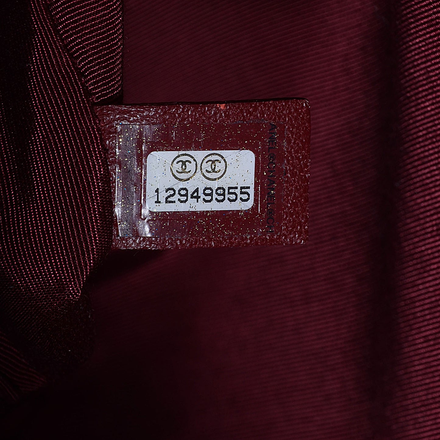 Caviar Grand Shopping Tote GST Dark Red
