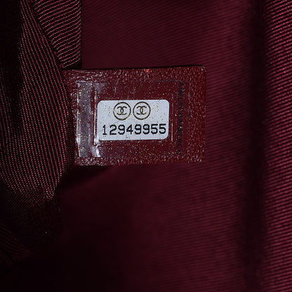 Chanel Caviar Grand Shopping Tote GST Dark Red 7 of 7