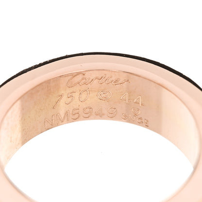 Cartier 18K Pink Gold Pink Sapphire 5.5mm LOVE Ring 44 3 4 of 5