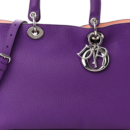 Christian Dior Bullcalf Medium Diorissimo Tote Purple 9 of 12