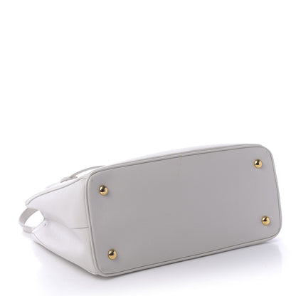 Prada Saffiano Lux Medium Tote Talco 4 of 9