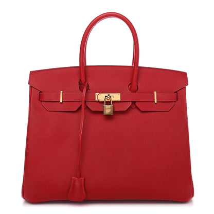 Hermes Epsom Birkin 35 Rouge Casaque 1 of 21