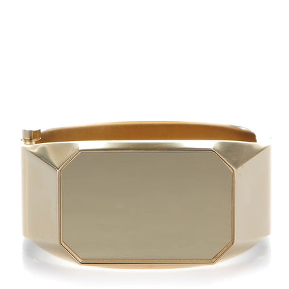 Chanel Metal CC Mirror Cuff Gold 1 of 6