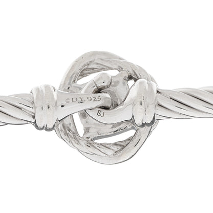 David Yurman Sterling Silver Diamond 3mm Infinity Bracelet 3 of 3