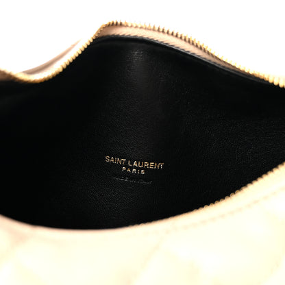 Saint Laurent Lambskin Quilted Icarino Bag Dark Beige 6 of 9