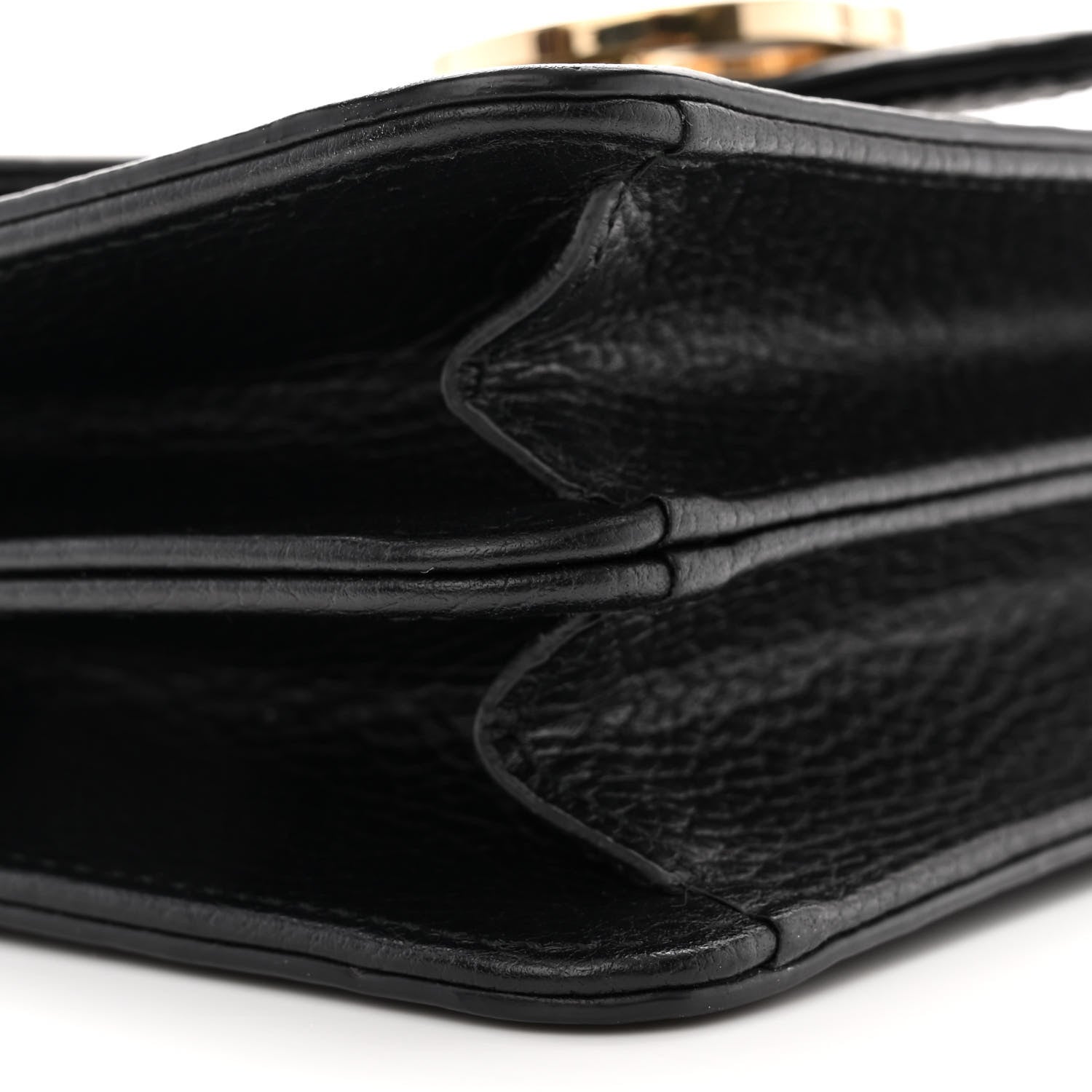 Gucci Dollar Calfskin Small Interlocking G Shoulder Bag Black 10 of 12