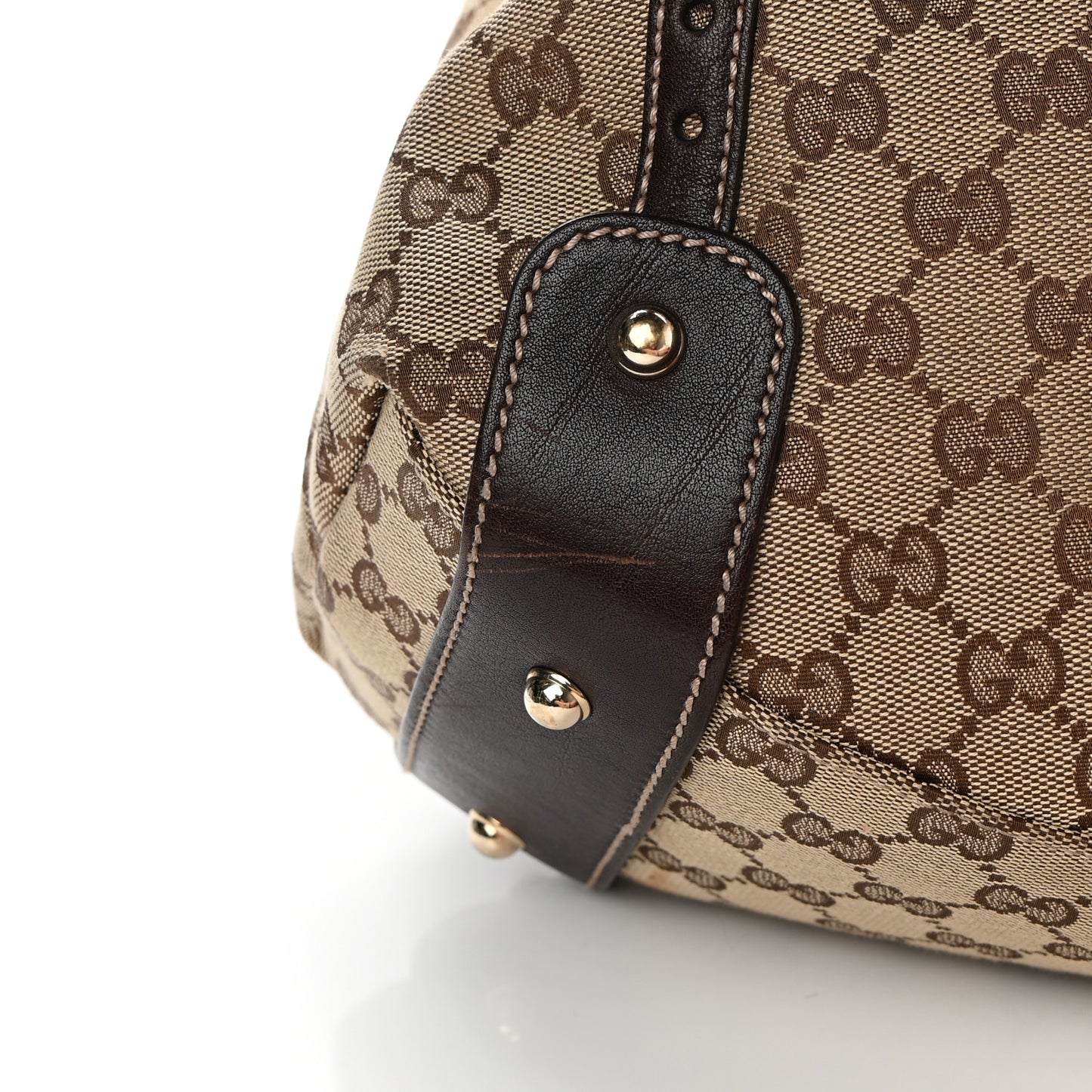 Monogram Medium Pelham Shoulder Bag Dark Brown