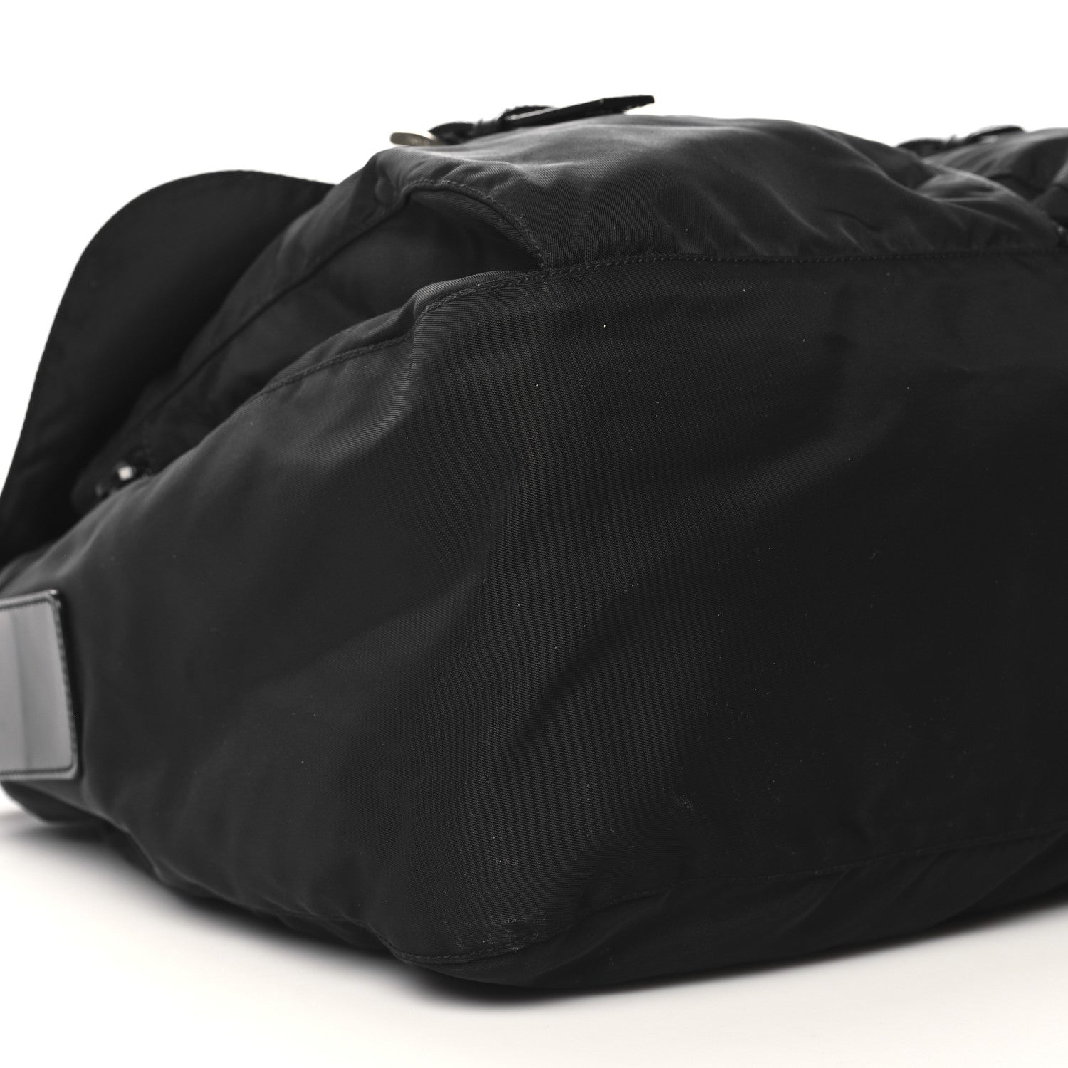 Prada Tessuto Nylon Saffiano Vela Messenger Bag Black 8 of 13