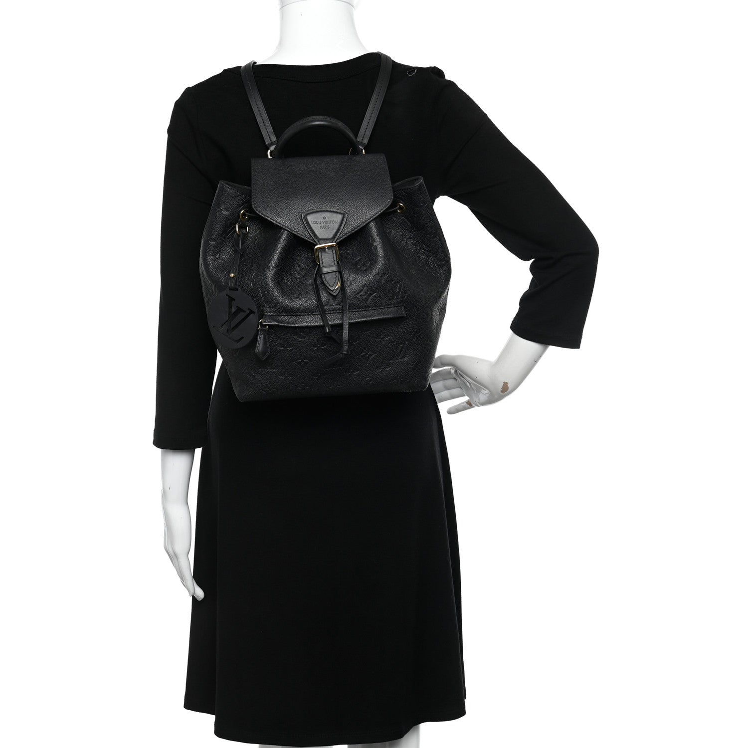 Louis Vuitton Empreinte Montsouris NM Backpack Black 2 of 13