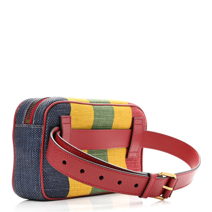 Gucci Canvas Marley Stripe Script Logo Gucci 80 Belt Bag Multicolor 3 of 10