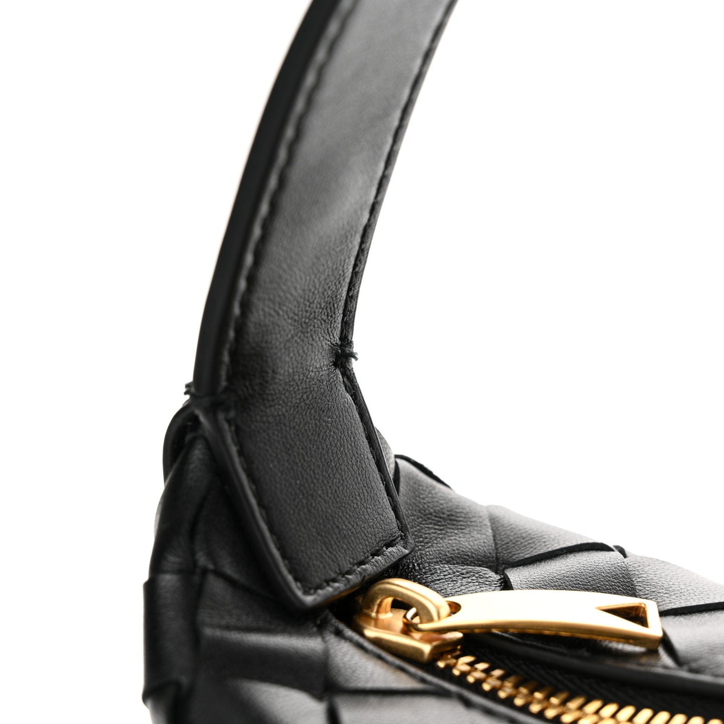 Calfskin Nappa Intrecciato Mini Wallace Black