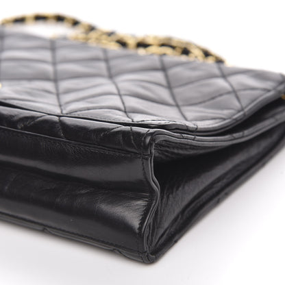 Chanel Lambskin Quilted Small Single Flap Black 11 of 13