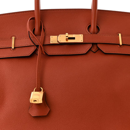 Hermes Evergrain Birkin 35 Cuivre 8 of 19