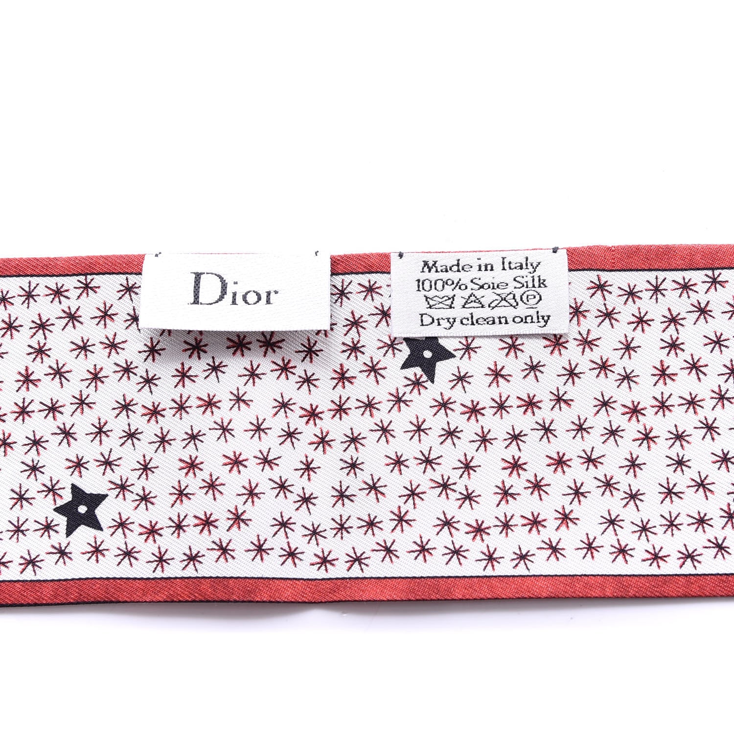 Christian Dior Silk Le Soleil Tarot Mitzah Scarf Off White 3 of 3